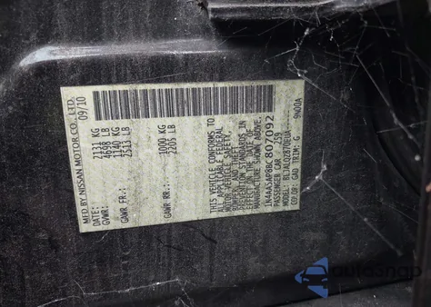 2011 Nissan Maxima 3.5 S from USA, damaged, VIN 1N4AA5AP8BC807092